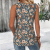 Vintage Floral Print Tank Top