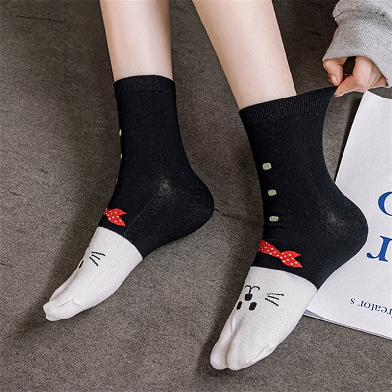 Cartoon Tabi Socks