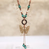 Vintage Ethnic Butterfly Necklace