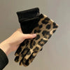 Leopard Print Warm Gloves