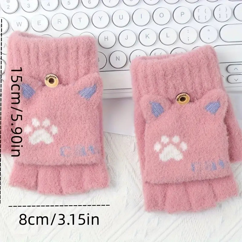 Cartoon Warm Gloves