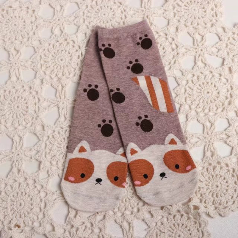 Cartoon Dog Socks