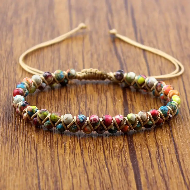 Bohemian Colourful Braided Bracelet
