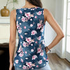 Casual Floral Print Tank Top