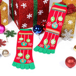 Five Toe Christmas Socks