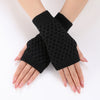 Solid Colour Knitted Gloves