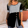 Casual Striped Blouse