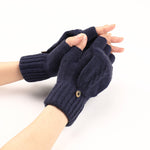 Solid Colour Warm Gloves