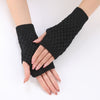 Solid Colour Knitted Gloves