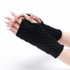 Solid Colour Knitted Gloves