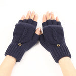 Solid Colour Warm Gloves