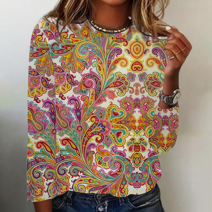 Floral Print Bohemian Dress
