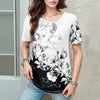 Colour Block Floral T-Shirt