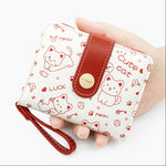 Cat Print Coin Purse