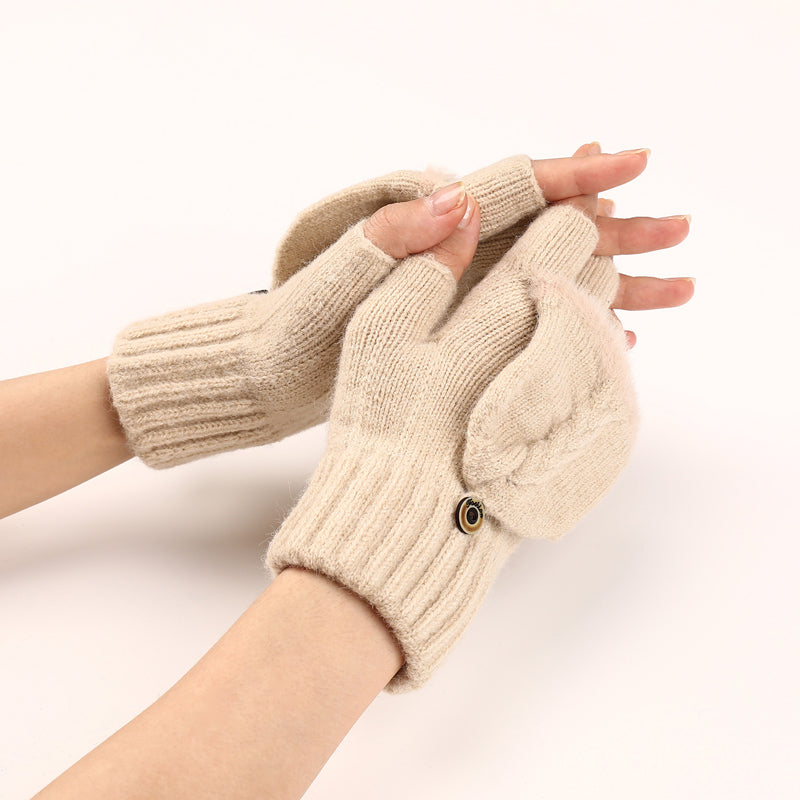 Solid Colour Warm Gloves