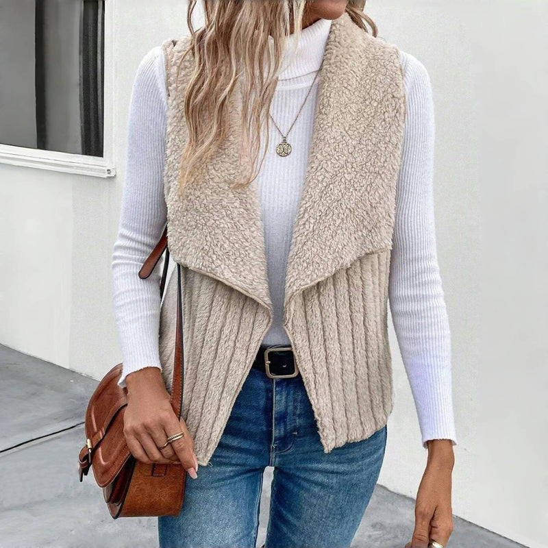 Solid Colour Casual Cardigan