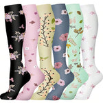 Floral Print Casual Socks