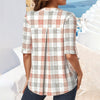 Casual Plaid Blouse