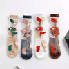 Breathable Floral Socks