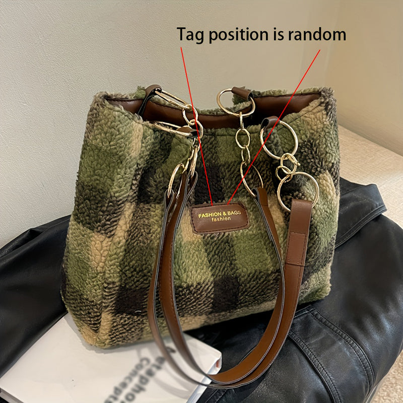 Vintage Plaid Bag