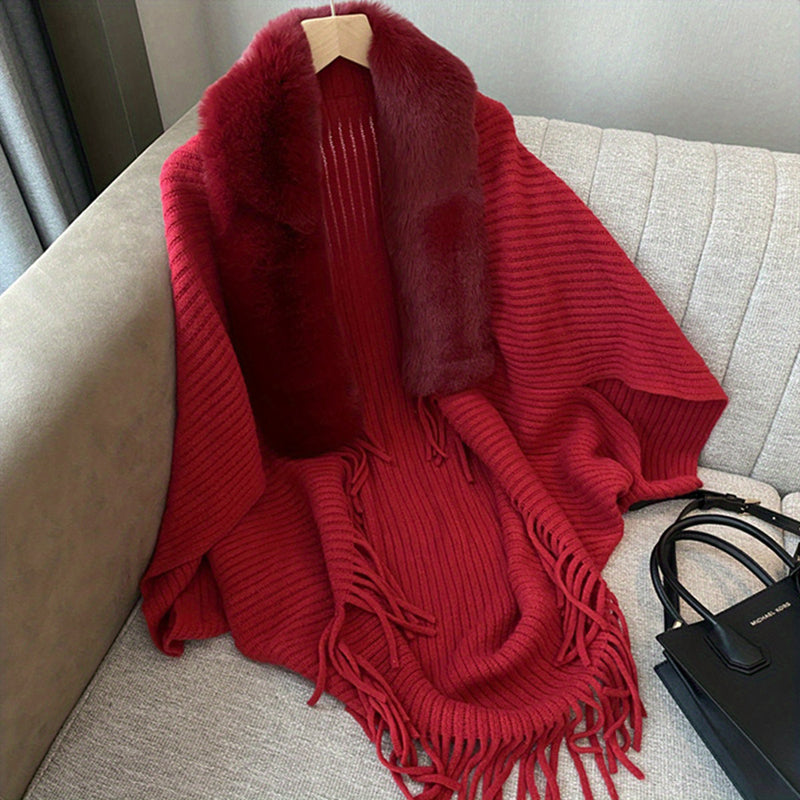 Warm Plush Shawl