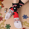 Five Toe Christmas Socks