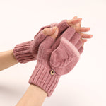 Solid Colour Warm Gloves