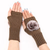 Solid Colour Warm Gloves