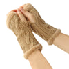 Solid Colour Warm Gloves