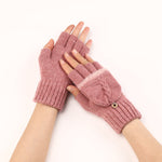 Solid Colour Warm Gloves