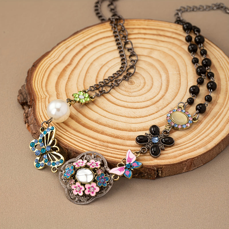 Vintage Ethnic Butterfly Necklace