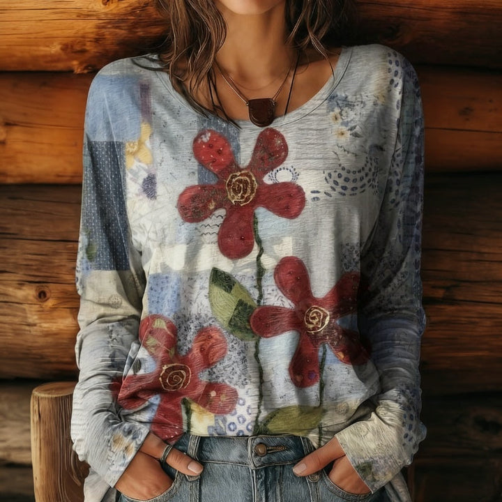Floral Print Bohemian Dress