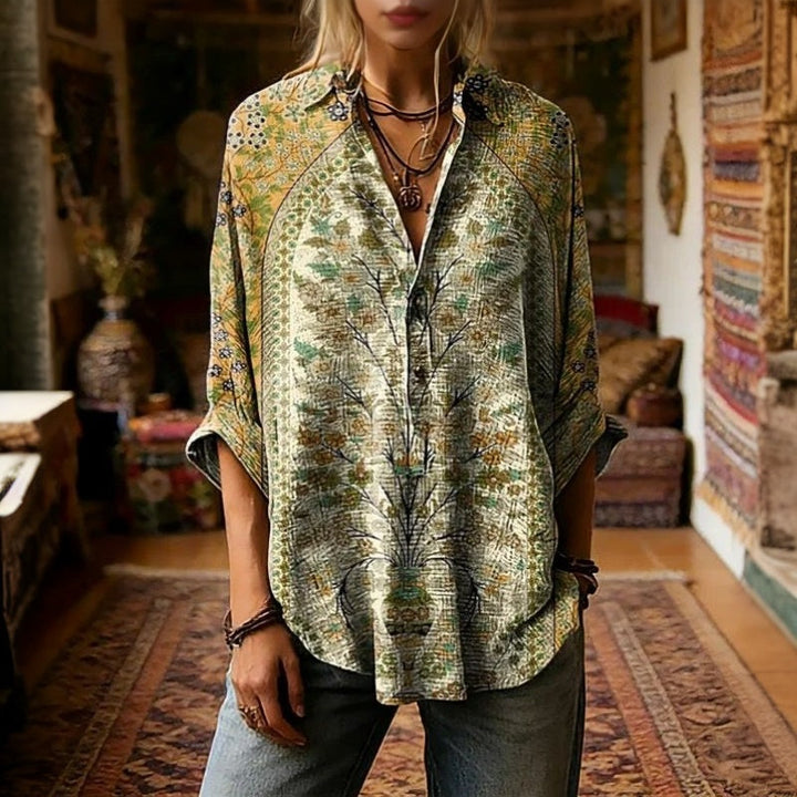 Vintage Floral Print T-Shirt