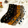 Casual Heart Print Socks