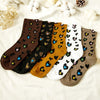 Casual Heart Print Socks