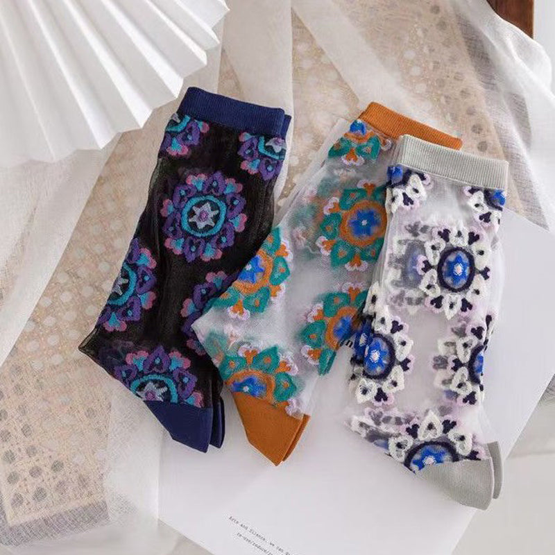 Vintage Breathable Socks