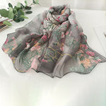 Vintage Floral Print Scarf