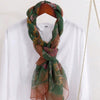 Vintage Floral Print Scarf