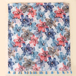 Casual Floral Print Scarf