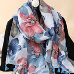 Casual Floral Print Scarf