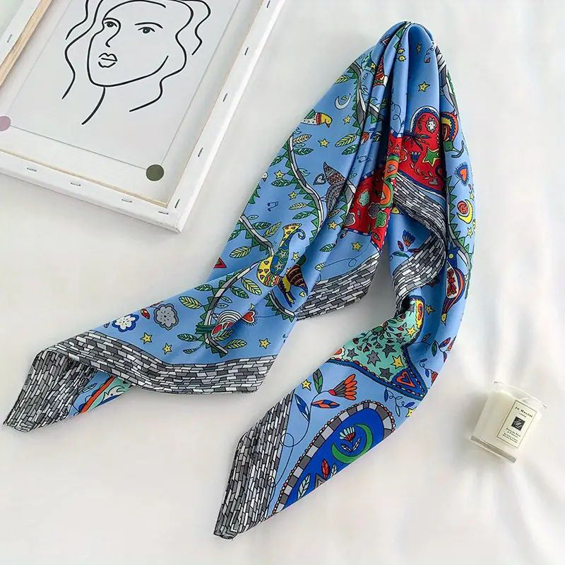 Vintage Printed Scarf