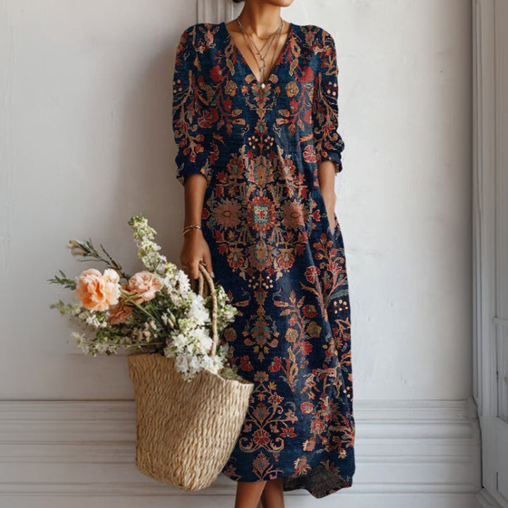 Casual Floral Print Blouse