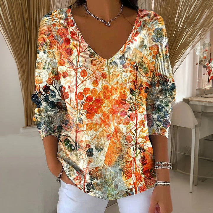 Casual Abstract Print T-Shirt