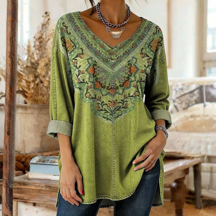 Casual Abstract Print T-Shirt