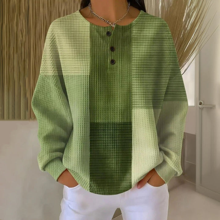 Casual Abstract Print Blouse