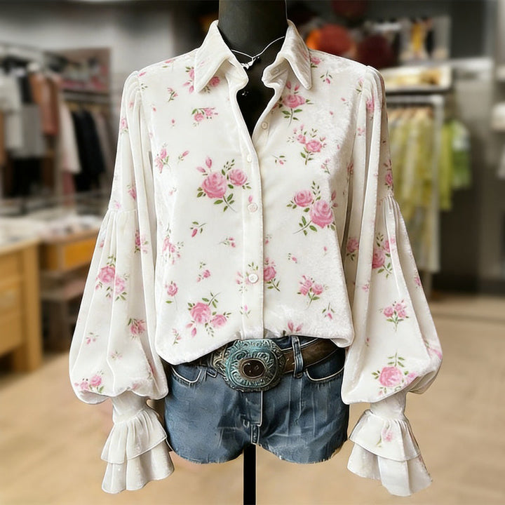 Vintage Floral Print T-Shirt