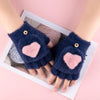 Heart Pattern Warm Gloves