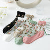 Breathable Floral Socks