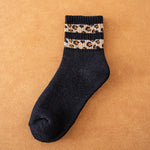 Leopard Print Warm Socks