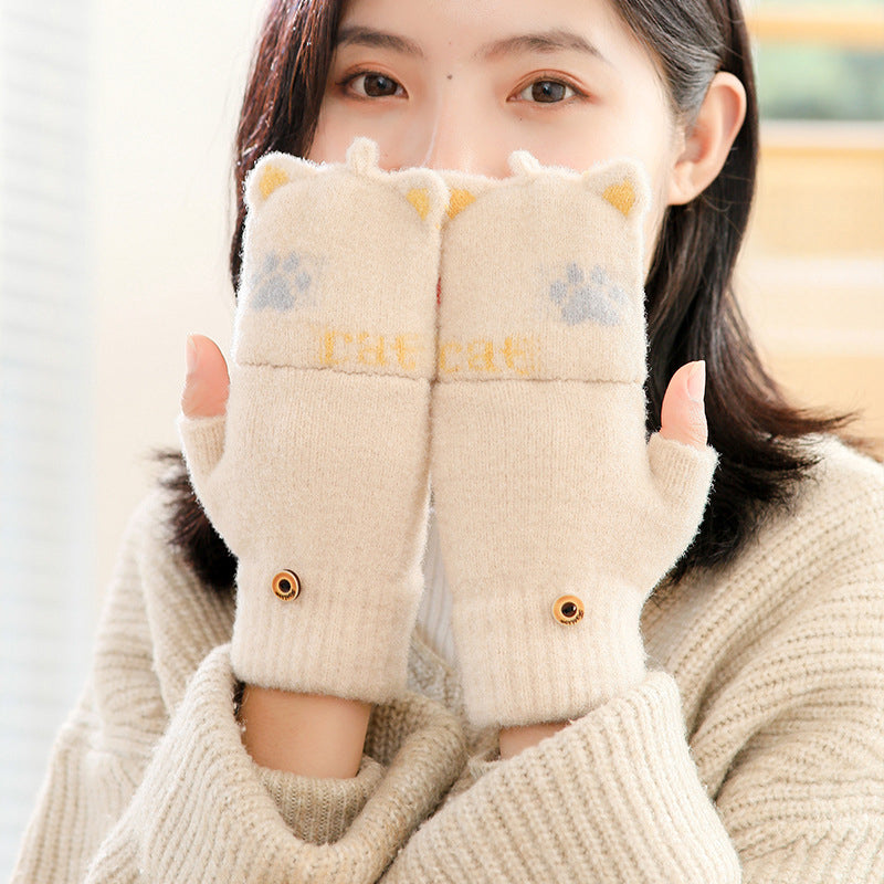 Cartoon Warm Gloves